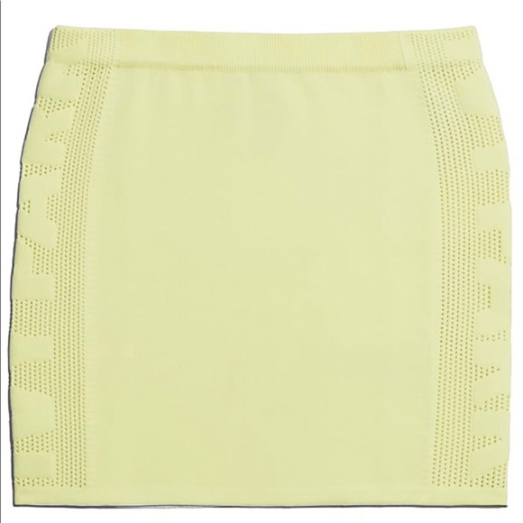 Adidas Ivy Park Yellow Tint Knit Skirt,All Products : American Fashion Style Bags On Sale